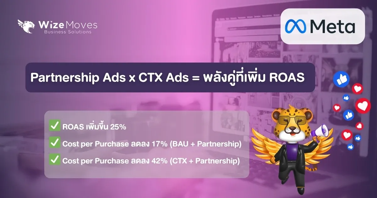 Partnership Ads x CTX Ads = พลังคู่ที่เพิ่ม ROAS